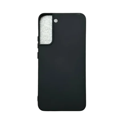Capa Samsung S22 Plus  Silicone Aveludada Colorida Case Capinha Anti Impacto S22 Plus:preto (aberto)