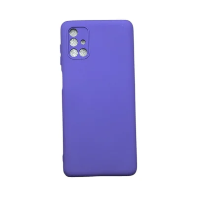 Capa Samsung M51 Silicone Aveludada Protege Câmera Colorida Capinha Anti Impacto M51:roxo