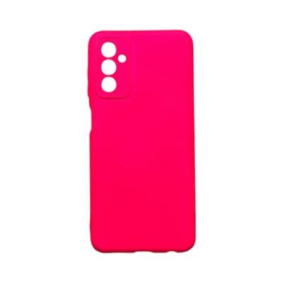Capa Samsung M13 4g Silicone Aveludada Protege Câmera Colorida Capinha Anti Impacto M13:rosa Shock