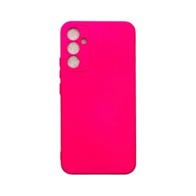 Capa Samsung A34 Silicone Aveludada Protege Câmera Colorida Capinha Anti Impacto Cor:pink