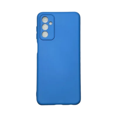 Capa Samsung M23 Silicone Aveludada Protege Câmera Colorida Capinha Anti Impacto M23:azul
