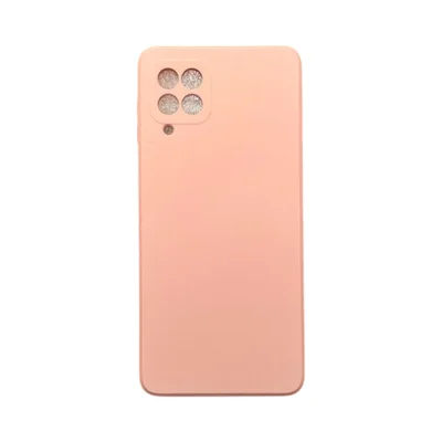Capa Samsung M62 Silicone Aveludada Protege Câmera Colorida Capinha Anti Impacto M62:rosa 02