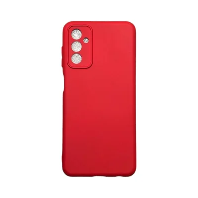 Capa Samsung M13 4g Silicone Aveludada Protege Câmera Colorida Capinha Anti Impacto M13:vermelho
