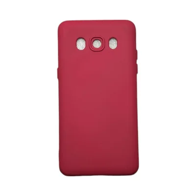 Capa Samsung J5 Metal ( J5 2016 )  Silicone Aveludada Protege Câmera Colorida Capinha Anti Impacto J510:bordo