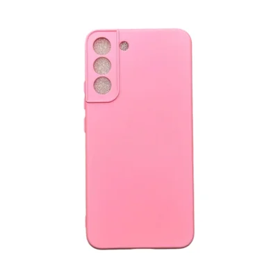 Capa Samsung S22 Plus  Silicone Aveludada Colorida Case Capinha Anti Impacto S22 Plus:rosa Bebê