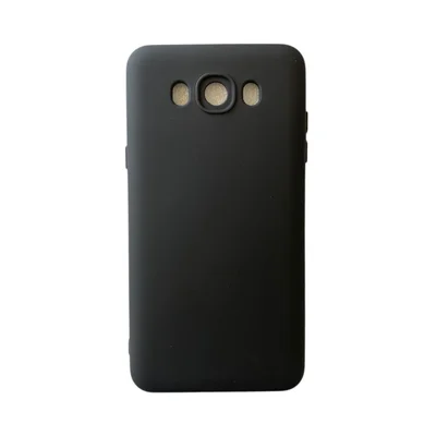 Capa Samsung J7 Metal ( J7 2016 ) Silicone Aveludada Protege Câmera Colorida Capinha Anti Impacto J7 Metal:preto