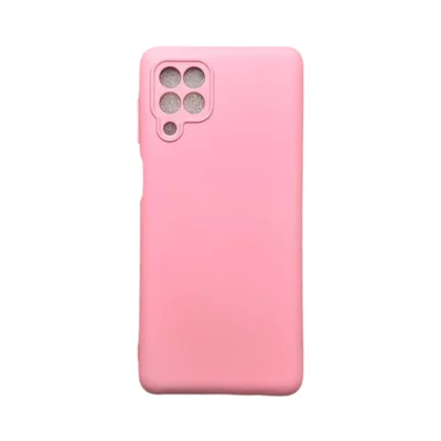 Capa Samsung M62 Silicone Aveludada Protege Câmera Colorida Capinha Anti Impacto M62:rosa Bebê