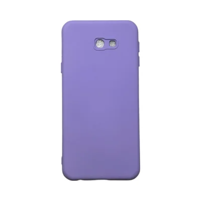 Capa Samsung J4 Plus / J4 Core Silicone Aveludada Protege Câmera Colorida Capinha Anti Impacto J4 Plus / Core:roxo