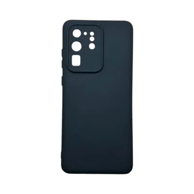 Capa Samsung S20 Ultra Silicone Aveludada Protege Câmera Colorida Capinha Anti Impacto S20 Ultra:preto