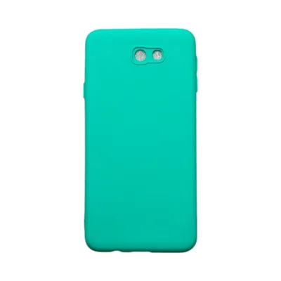 Capa Samsung J7 Prime Silicone Aveludada Protege Câmera Colorida Capinha Anti Impacto J7 Prime:verde Água