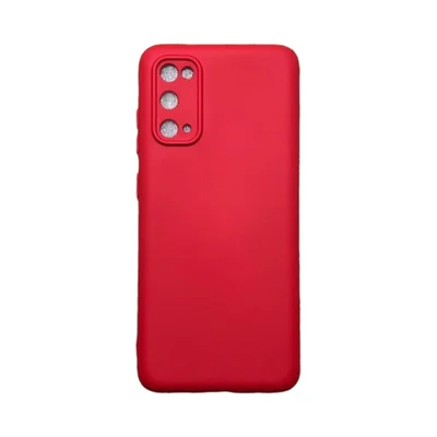Capa Samsung S20 Silicone Aveludada Protege Câmera Colorida Capinha Anti Impacto S20:vermelho