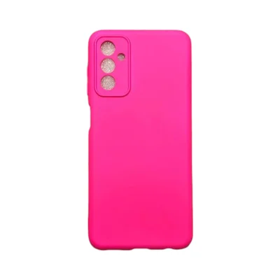 Capa Samsung M13 4g Silicone Aveludada Protege Câmera Colorida Capinha Anti Impacto M13:pink