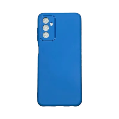 Capa Samsung M13 4g Silicone Aveludada Protege Câmera Colorida Capinha Anti Impacto M13:azul