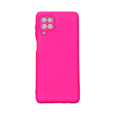 Capa Samsung M62 Silicone Aveludada Protege Câmera Colorida Capinha Anti Impacto M62:pink