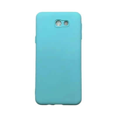 Capa Samsung J5 Prime Silicone Aveludada Protege Câmera Colorida Capinha Anti Impacto J5 Prime:turquesa