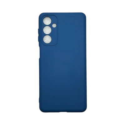 Capa Samsung M54 5g Silicone Aveludada Protege Câmera Colorida Capinha Anti Impacto M54 5g:azul Escuro
