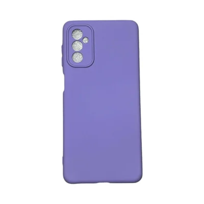 Capa Samsung M52 5g Silicone Aveludada Protege Câmera Colorida Capinha Anti Impacto M52:roxo