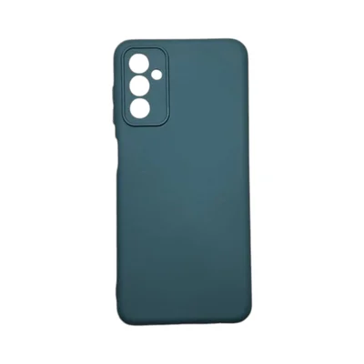 Capa Samsung M13 4g Silicone Aveludada Protege Câmera Colorida Capinha Anti Impacto M13:cinza Escuro