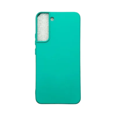 Capa Samsung S22 Plus  Silicone Aveludada Colorida Case Capinha Anti Impacto S22 Plus:verde Água (aberto)