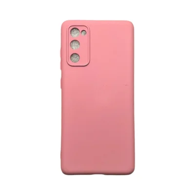 Capa Samsung S20 Fe Silicone Aveludada Protege Câmera Colorida Capinha Anti Impacto S20 Fe:rosa 03