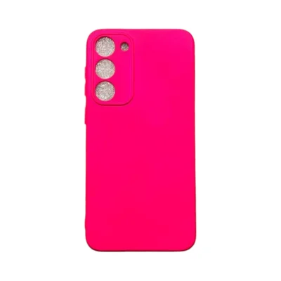Capa Samsung S23 Plus Protege Câmera Silicone Aveludada Colorida Case Capinha Anti Impacto S23 Plus:pink