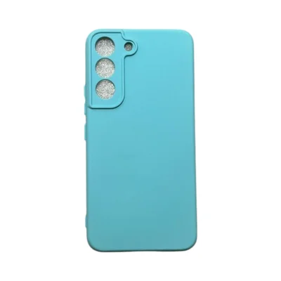 Capa Samsung S22 Silicone Aveludada Colorida Case Capinha Anti Impacto S22:turquesa