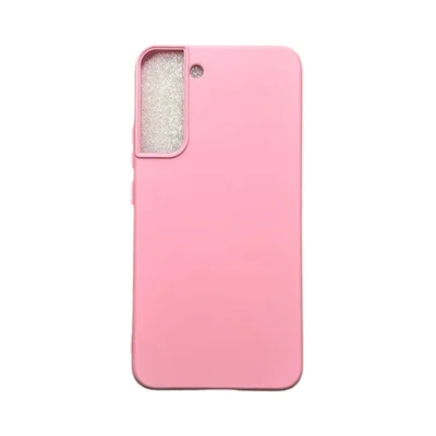 Capa Samsung S22 Plus  Silicone Aveludada Colorida Case Capinha Anti Impacto S22 Plus:rosa Bebê (aberto)