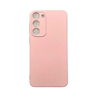 Capa Samsung S23 Plus Protege Câmera Silicone Aveludada Colorida Case Capinha Anti Impacto S23 Plus:rosa Bebê