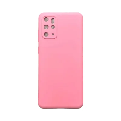Capa Samsung S20 Plus Silicone Aveludada Protege Câmera Colorida Capinha Anti Impacto S20 Plus:rosa Bebê