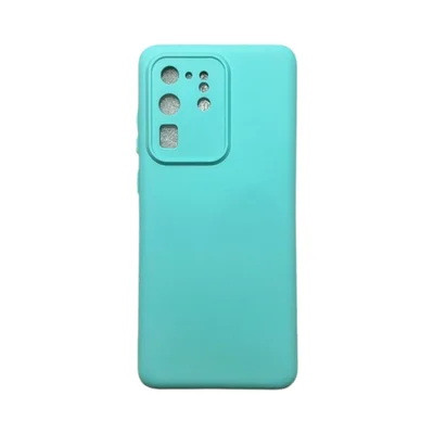 Capa Samsung S20 Ultra Silicone Aveludada Protege Câmera Colorida Capinha Anti Impacto S20 Ultra:turquesa