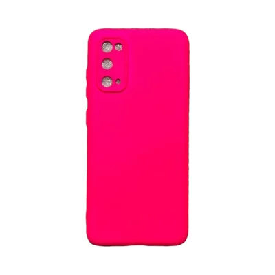 Capa Samsung S20 Silicone Aveludada Protege Câmera Colorida Capinha Anti Impacto S20:pink