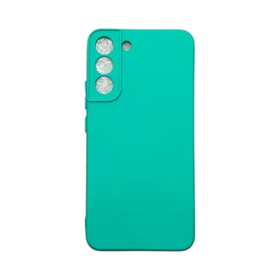 Capa Samsung S22 Plus  Silicone Aveludada Colorida Case Capinha Anti Impacto S22 Plus:verde Água