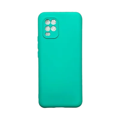 Capa Xiaomi Mi 10 Lite 5g Silicone Aveludada Colorida Capinha Anti Impacto Mi 10 Lite:verde Água