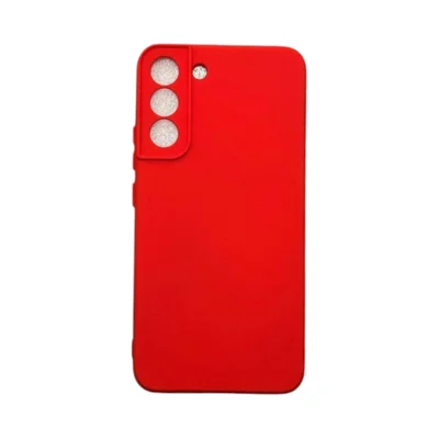 Capa Samsung S22 Plus  Silicone Aveludada Colorida Case Capinha Anti Impacto S22 Plus:vermelho