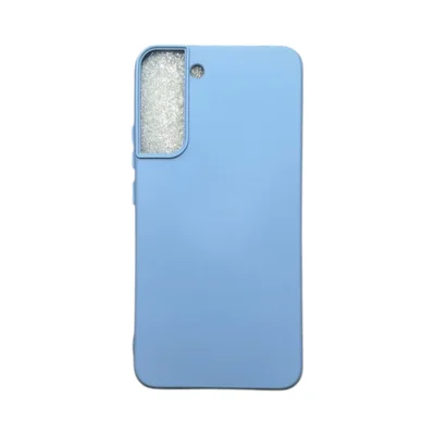 Capa Samsung S22 Plus  Silicone Aveludada Colorida Case Capinha Anti Impacto S22 Plus:azul Bebê (aberto)