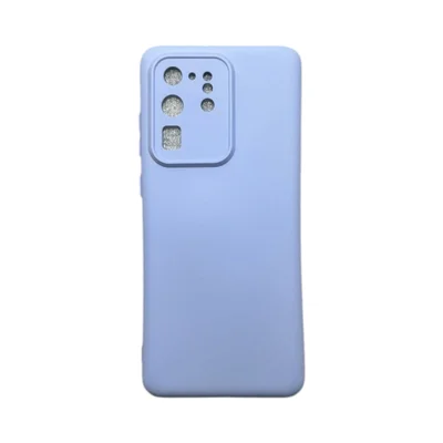Capa Samsung S20 Ultra Silicone Aveludada Protege Câmera Colorida Capinha Anti Impacto S20 Ultra:lilás