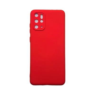 Capa Samsung S20 Plus Silicone Aveludada Protege Câmera Colorida Capinha Anti Impacto S20 Plus:vermelho