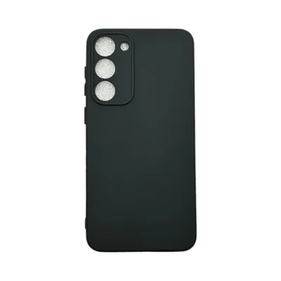 Capa Samsung S23 Plus Protege Câmera Silicone Aveludada Colorida Case Capinha Anti Impacto S23 Plus:preto