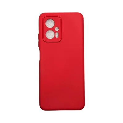 Capa Xiaomi Poco X4 Gt Silicone Aveludada Colorida Capinha Anti Impacto Poco X4 Gt:vermelho