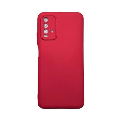 Capa Xiaomi Redmi 9t Silicone Aveludada Protege Câmera Colorida Capinha Anti Impacto Redmi 9t:vermelho