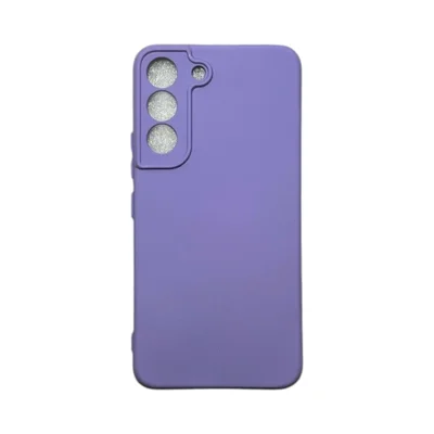 Capa Samsung S22 Silicone Aveludada Colorida Case Capinha Anti Impacto S22:roxo