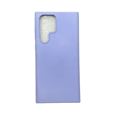 Capa Samsung S22 Ultra Silicone Aveludada Colorida Case Capinha Anti Impacto S22 Ultra:lilás (câmera Aberta)