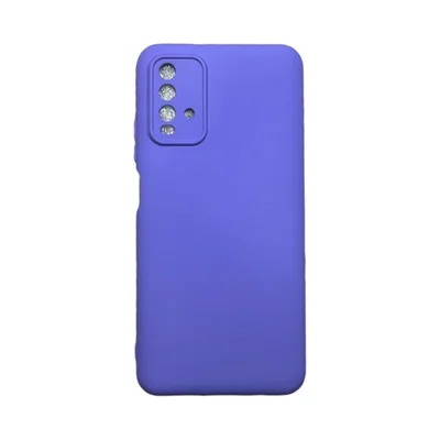 Capa Xiaomi Redmi 9t Silicone Aveludada Protege Câmera Colorida Capinha Anti Impacto Redmi 9t:roxo