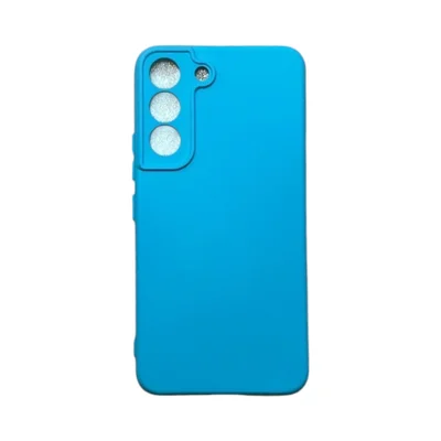 Capa Samsung S22 Silicone Aveludada Colorida Case Capinha Anti Impacto S22:azul Céu