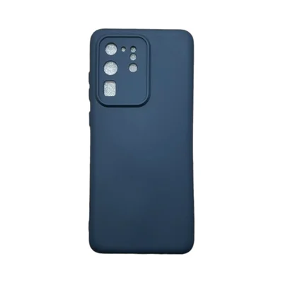 Capa Samsung S20 Ultra Silicone Aveludada Protege Câmera Colorida Capinha Anti Impacto S20 Ultra:cinza Escuro