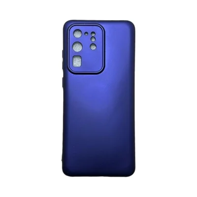 Capa Samsung S20 Ultra Silicone Aveludada Protege Câmera Colorida Capinha Anti Impacto S20 Ultra:violeta