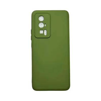 Capa Xiaomi Poco F5 Pró Silicone Aveludada Protege Câmera Colorida Capinha Anti Impacto Poco F5 Pró:verde Militar