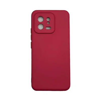Capa Xiaomi Mi 13 5g Silicone Aveludada Protege Câmera Colorida Capinha Anti Impacto Mi 13 5g:bordo