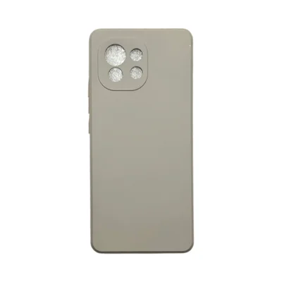 Capa Xiaomi Mi 11 Silicone Aveludada Protege Câmera Colorida Capinha Anti Impacto Mi 11:nude