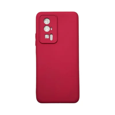 Capa Xiaomi Poco F5 Pró Silicone Aveludada Protege Câmera Colorida Capinha Anti Impacto Poco F5 Pró:bordo